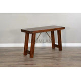 Vintage Look Dark Stain Wood Sofa Table - LOOMLAN - Sunny D - Console Tables