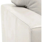 Virginia Symmetrical White Leather Sectional - LOOMLAN - Uptown Sebastian - Sectionals