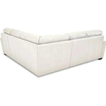 Virginia Symmetrical White Leather Sectional - LOOMLAN - Uptown Sebastian - Sectionals