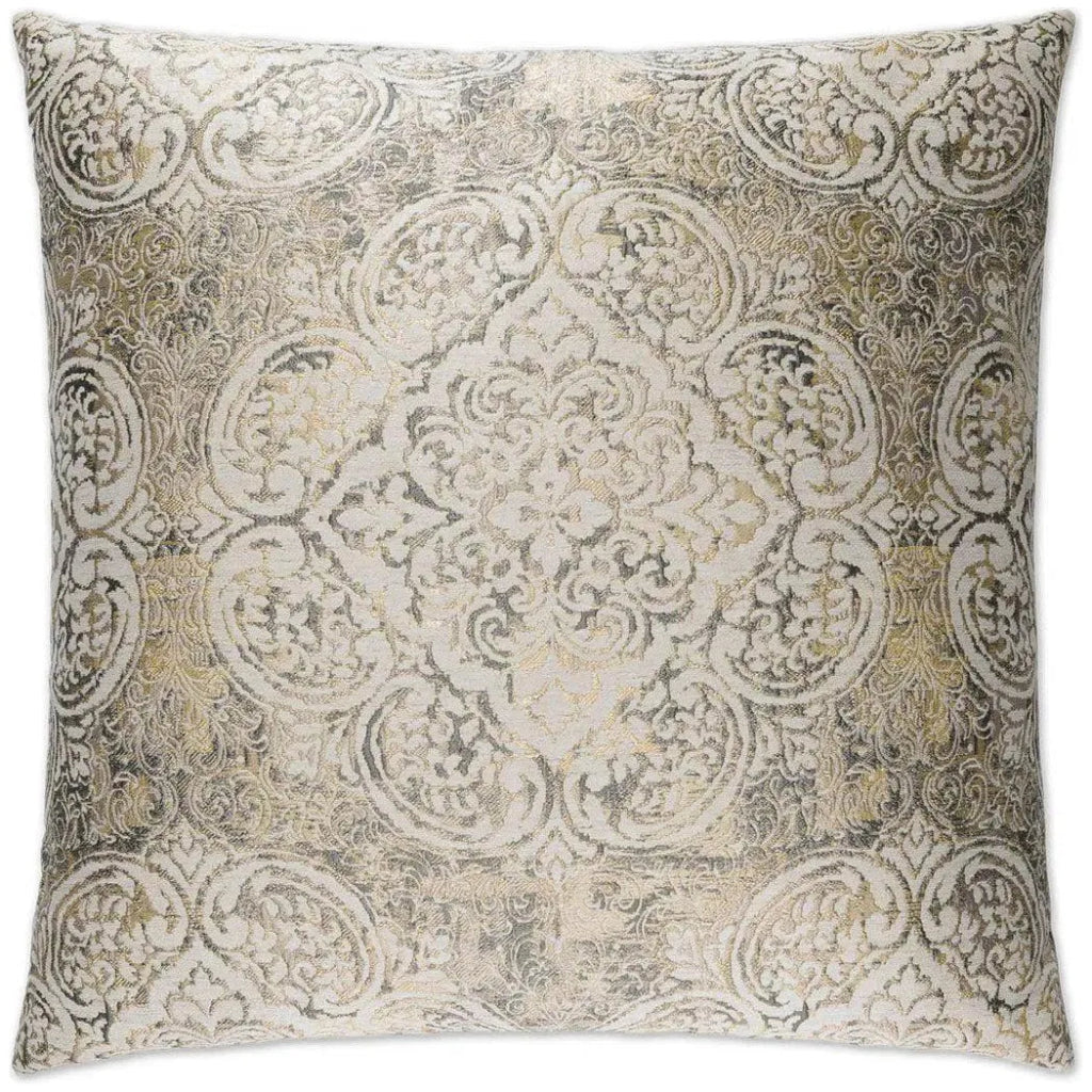 Vogue Pewter Brown Throw Pillow With Insert - LOOMLAN - D.V. Kap - Throw Pillows