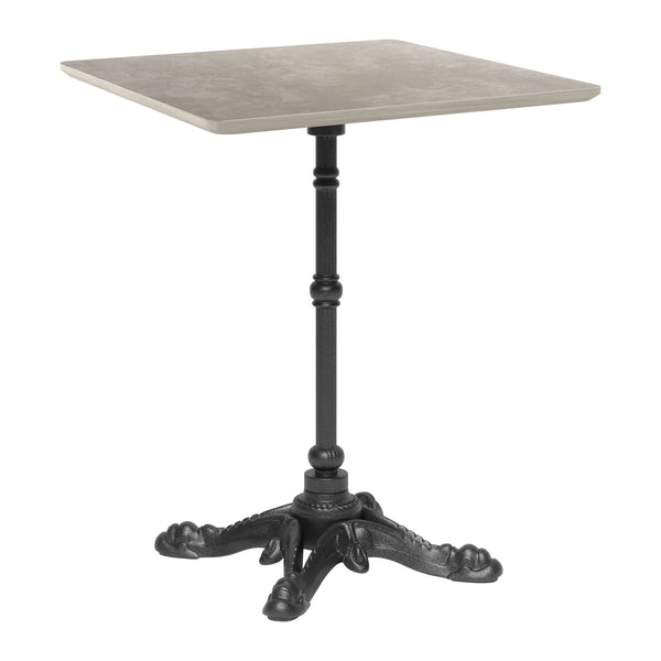 Alfresco Metal Gray Square Dining Table