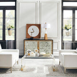 Waterfall Acrylic Made Clear Coffee Table - LOOMLAN - Chelsea House - Coffee Tables