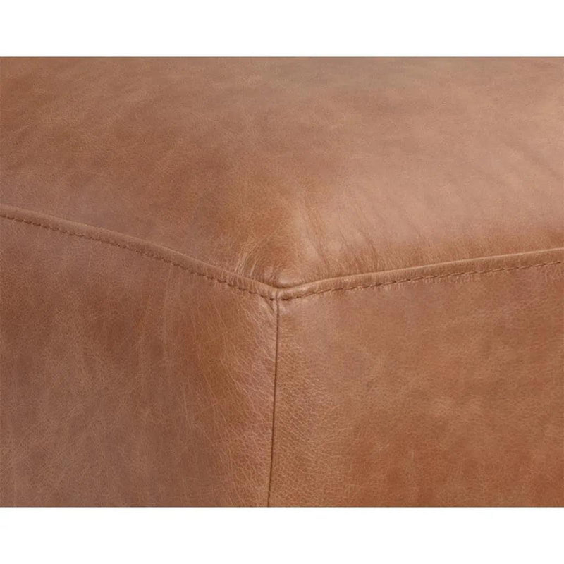Watson Leather Modular Armless Chair - LOOMLAN - SUNPAN - Modular Sofas