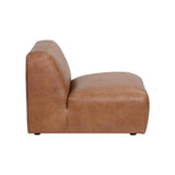 Watson Leather Modular Armless Chair - LOOMLAN - SUNPAN - Modular Sofas