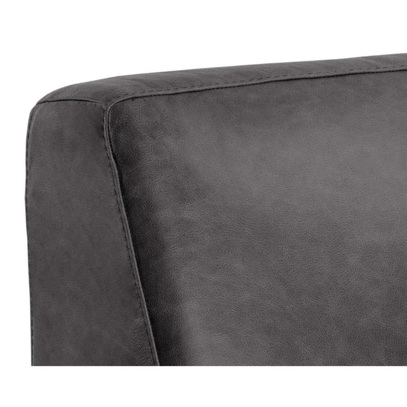 Watson Leather Modular Armless Chair - LOOMLAN - SUNPAN - Modular Sofas