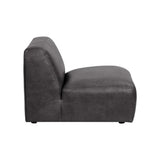 Watson Leather Modular Armless Chair - LOOMLAN - SUNPAN - Modular Sofas