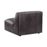 Watson Leather Modular Armless Chair - LOOMLAN - SUNPAN - Modular Sofas