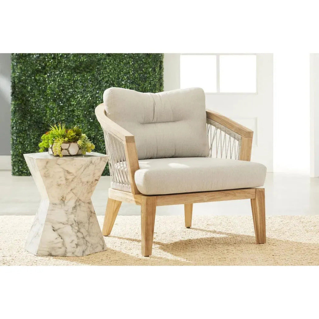 Web Olefin Outdoor Club Chair - LOOMLAN - Essentials For Living - Outdoor Accent Chairs