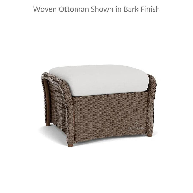 Weekend Retreat Swivel Lounge Chair Set Ottoman - LOOMLAN - Lloyd Flanders - Outdoor Lounge Sets