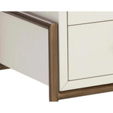 Weldrick Iron Based Wooden Nightstand - LOOMLAN - SUNPAN - Nightstands