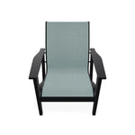 Wexler Chat Height Marine Grade Polymer Arm Chair - LOOMLAN - Outdoor Accent Chairs