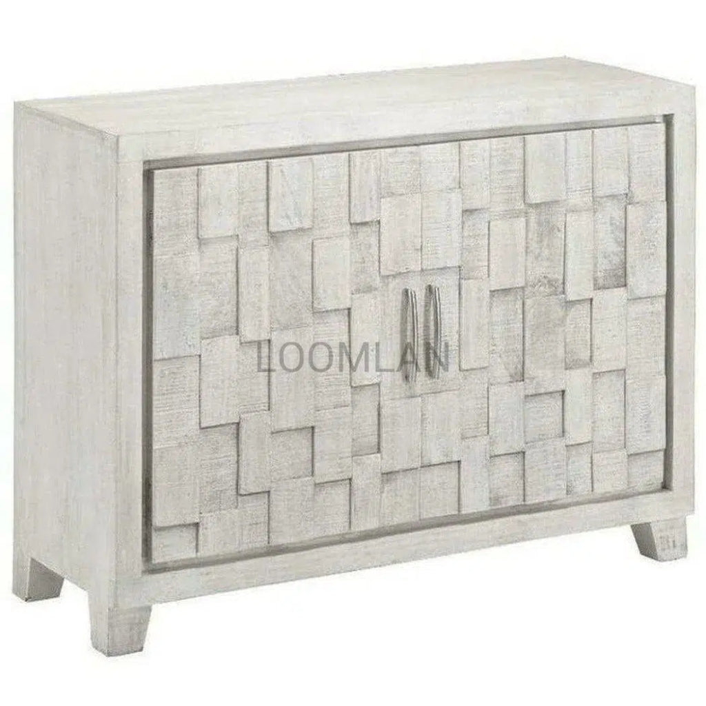 White Accent Cabinet Small Sideboard Door - LOOMLAN - LOOMLAN - Sideboards