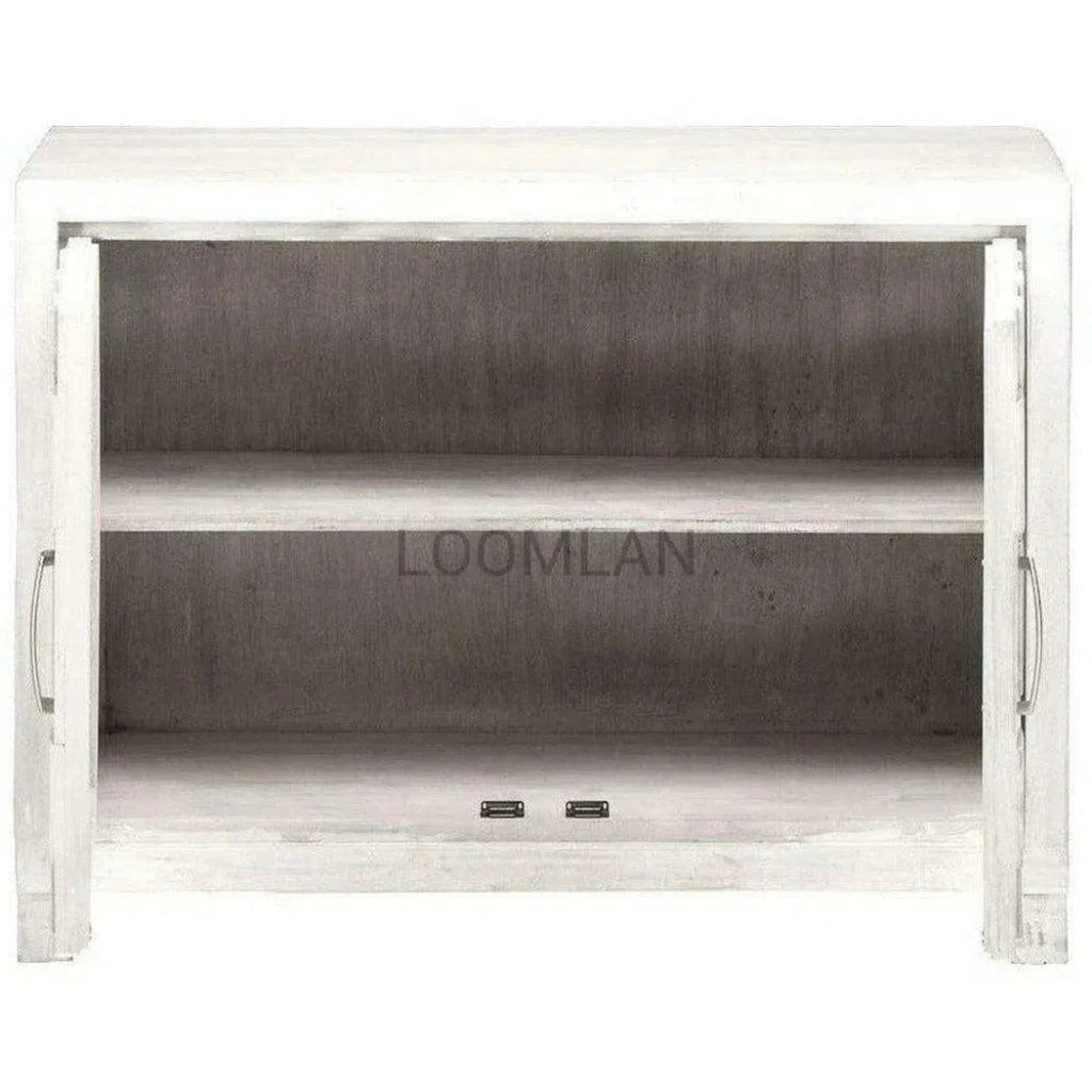 White Accent Cabinet Small Sideboard Door - LOOMLAN - LOOMLAN - Sideboards