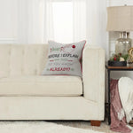 White Christmas Words Decorative Throw Pillows Lark - LOOMLAN - LOOMLAN - Throw Pillows