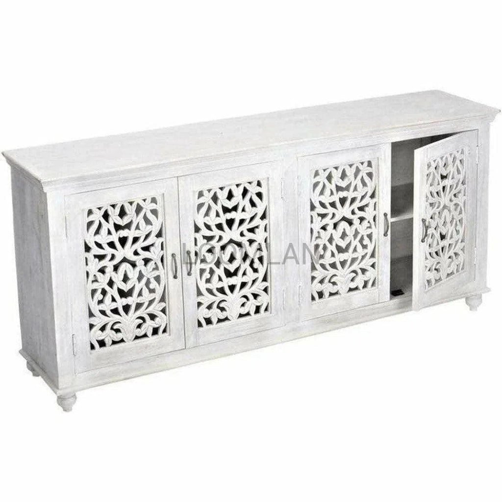 White Sideboard Buffet Storage Solution - LOOMLAN - LOOMLAN - Sideboards