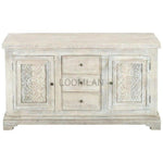 White Sideboard With Centered Drawers - LOOMLAN - LOOMLAN - Sideboards