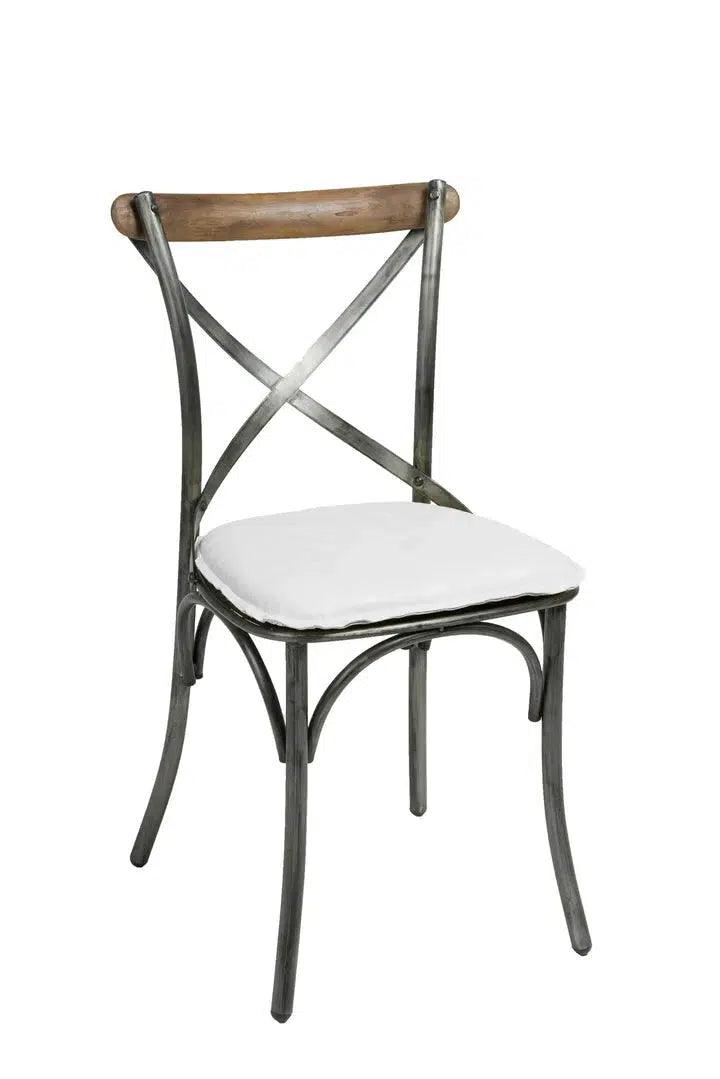 Black Armless Metal Counter Height Stool (NO CUSHION)