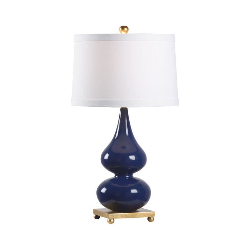 Whitney Glazed Ceramic Table Lamp - LOOMLAN - Wildwood - Table Lamps