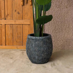 Wicker Mid - Century Designed Planter - LOOMLAN - Le Present - Planters