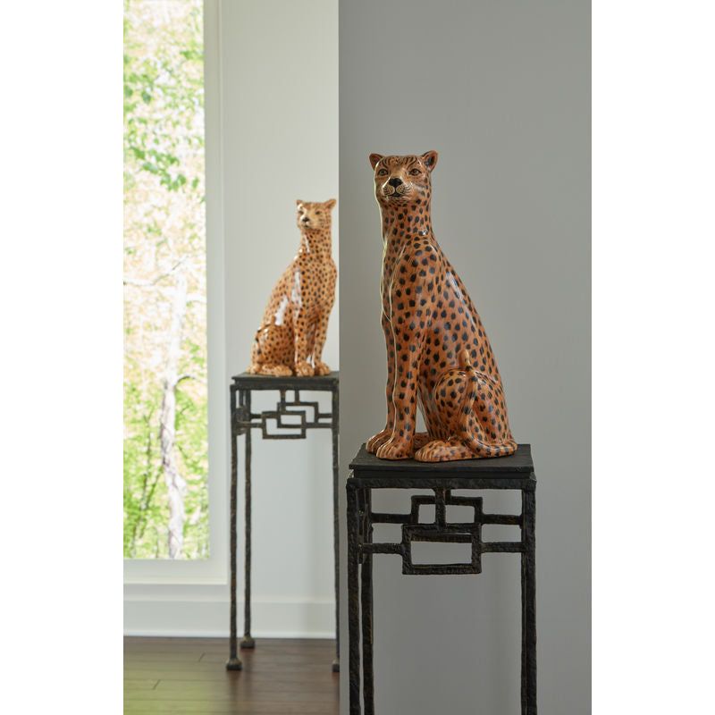 Wild Kats Dramatic Flair Sculpture (Set Of 2) - LOOMLAN - Wildwood - Statues & Sculptures