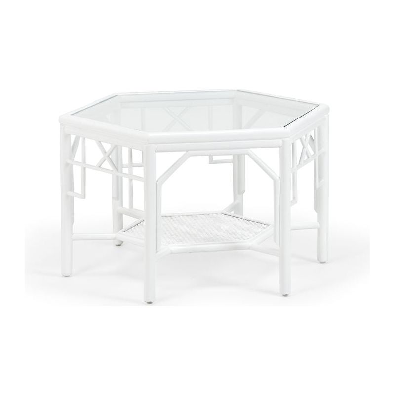 Wild Palm Rattan Framed Cocktail Table - LOOMLAN - Wildwood - Coffee Tables