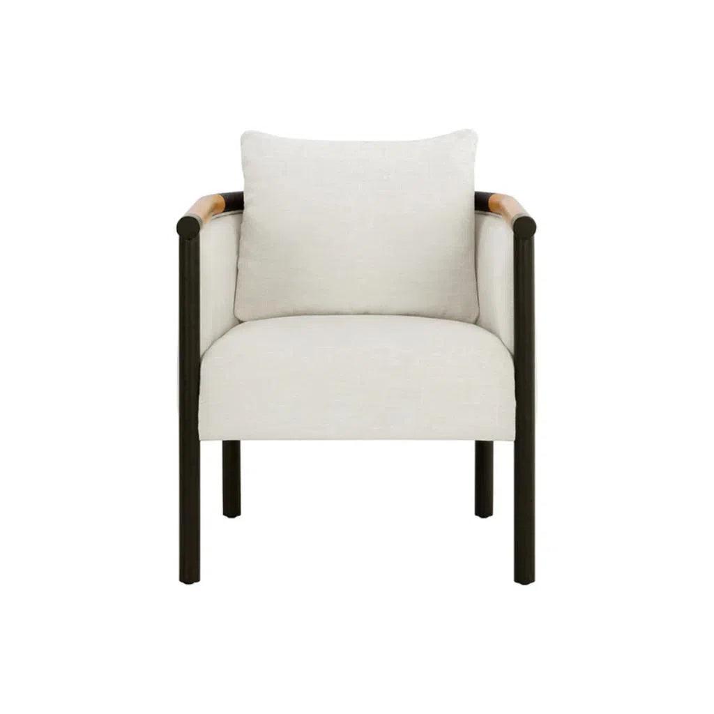 Wilder Leather Two - Tone Armrests Lounge Chair - LOOMLAN - SUNPAN - Accent Chairs