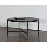 Willem Steel Based Round Coffee Table - LOOMLAN - SUNPAN - Coffee Tables