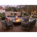 Wings Lounge Chairs 2PC Grey Outdoor Lounge Chairs - LOOMLAN - Seasonal Living - Outdoor Lounge Chairs