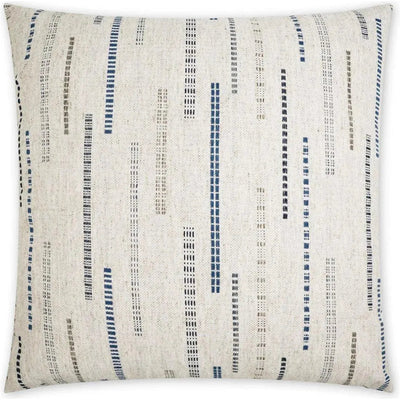 Winstead Stripes Blue Large Throw Pillow Insert - LOOMLAN - D.V. Kap - Throw Pillows