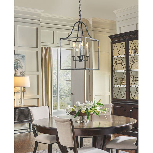 Winston 4 - Light Dark Bronze Pendant - LOOMLAN - Wildwood - Pendants