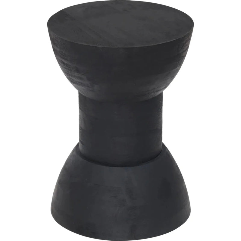 Wisdom Table Stool Matte Black - LOOMLAN - Zuo Modern - Side Tables