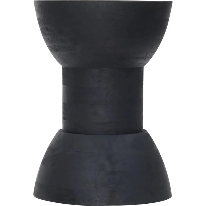 Wisdom Table Stool Matte Black - LOOMLAN - Zuo Modern - Side Tables