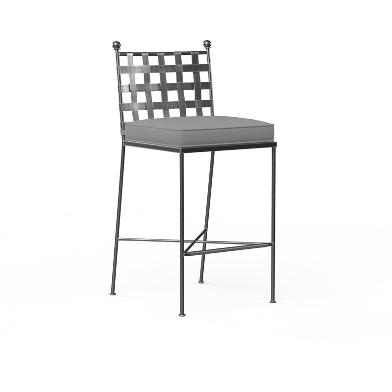 Provence Sunbrella Upholstered Outdoor Bar Stool