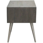 Wood 1 - Drawer Accent Table Smoke Grey - LOOMLAN - Diamond Sofa - Side Tables