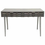 Wood 2 - Drawer Writing Desk Smoke Grey - LOOMLAN - Diamond Sofa - Home Office Desks