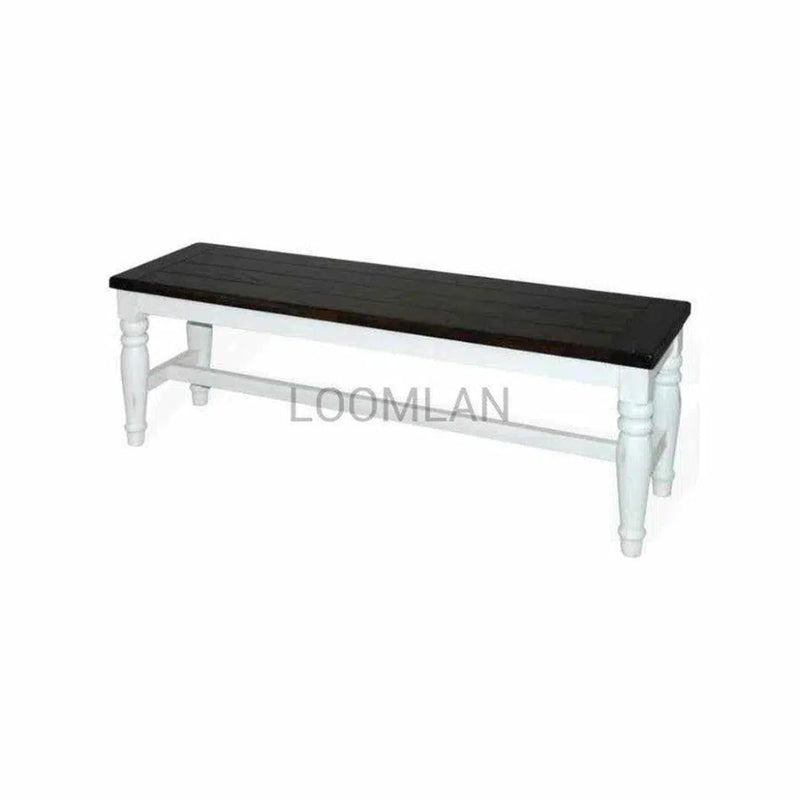 Wood Bench Kitchen or Entryway - LOOMLAN - Sunny D - Dining Benches
