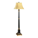 Wood Candlestick Hand Painted Wooden Floor Lamp - LOOMLAN - Wildwood - Floor Lamps