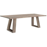 Wood Dining Table for 8 Scandinavian Style - LOOMLAN - Moe's Home - Dining Tables