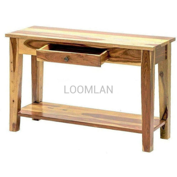 Wood modern sofa table with storage Samoa - LOOMLAN - LOOMLAN - Console Tables