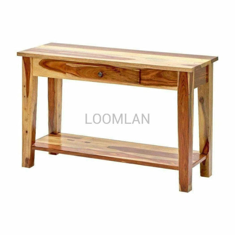 Wood modern sofa table with storage Samoa - LOOMLAN - LOOMLAN - Console Tables