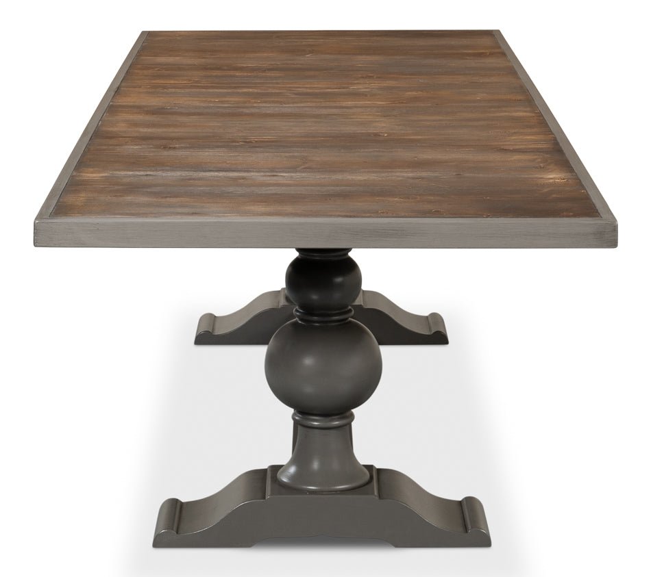 Wooden Rectangular Dining Table - LOOMLAN - Sarreid - Dining Tables