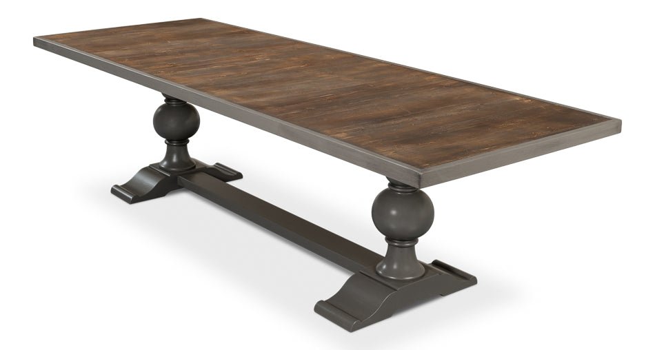 Wooden Rectangular Dining Table - LOOMLAN - Sarreid - Dining Tables