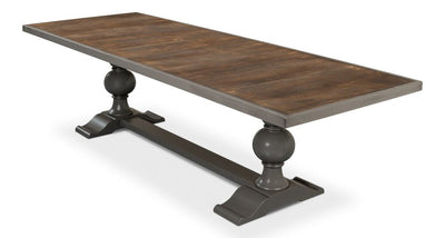 Wooden Rectangular Dining Table - LOOMLAN - Sarreid - Dining Tables