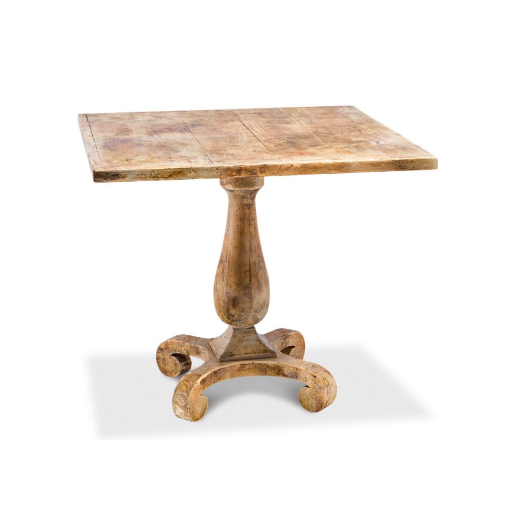 Wooden Square Bistro Table - LOOMLAN - Sarreid - Dining Tables