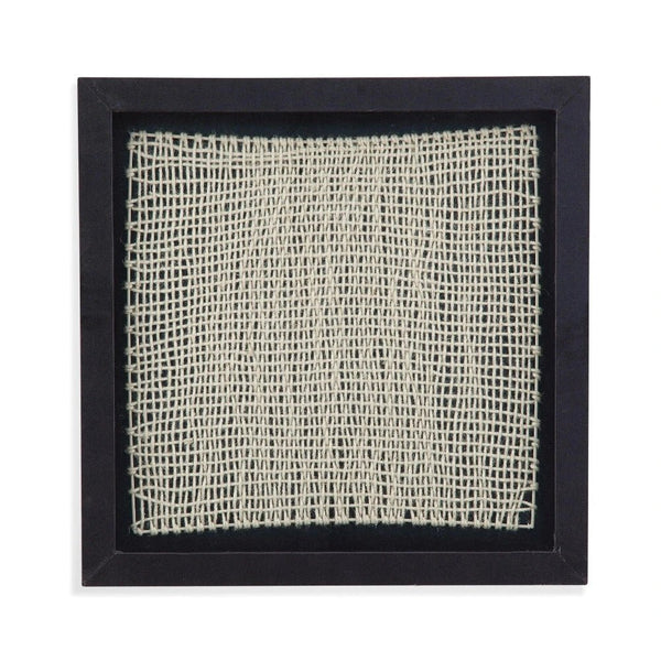 Woven Black Wall Art - LOOMLAN - Bassett Mirror - Canvas Art