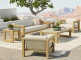 Sedona Teak Wood Outdoor Coffee Table