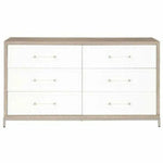 Wrenn 6 - Drawer Double Dresser White - LOOMLAN - Essentials For Living - Dressers