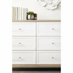 Wrenn 6 - Drawer Double Dresser White - LOOMLAN - Essentials For Living - Dressers