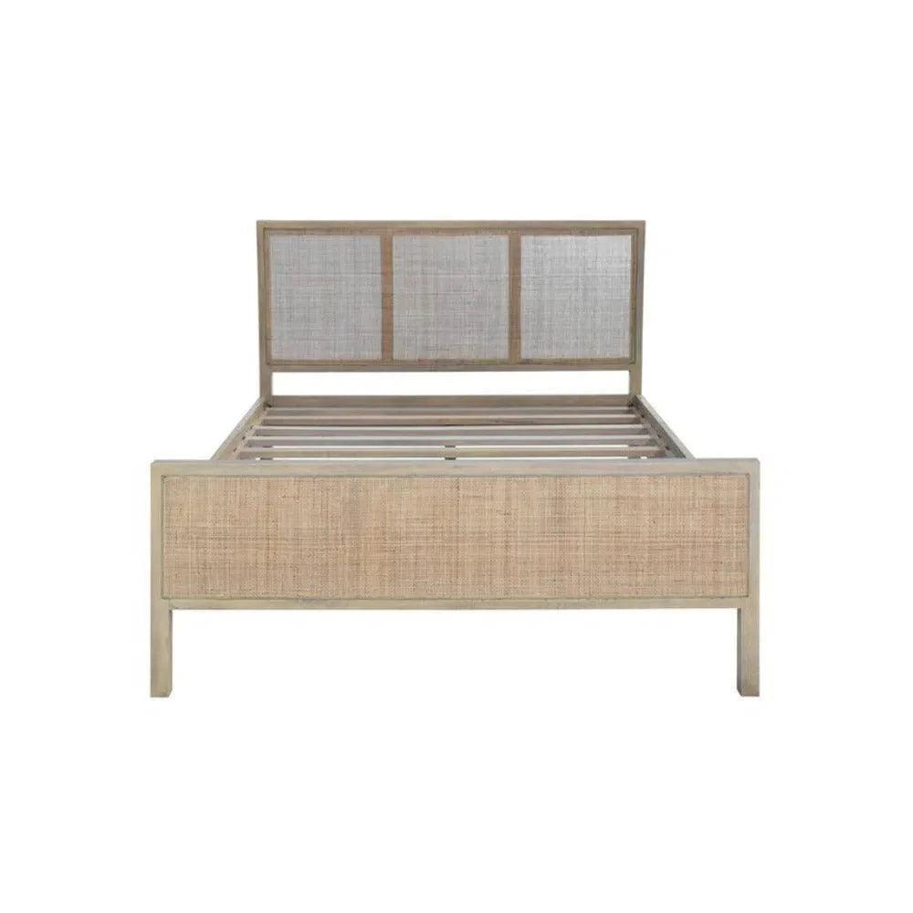 Wright Natural Cane Panel Bed - LOOMLAN - Artesia - Beds