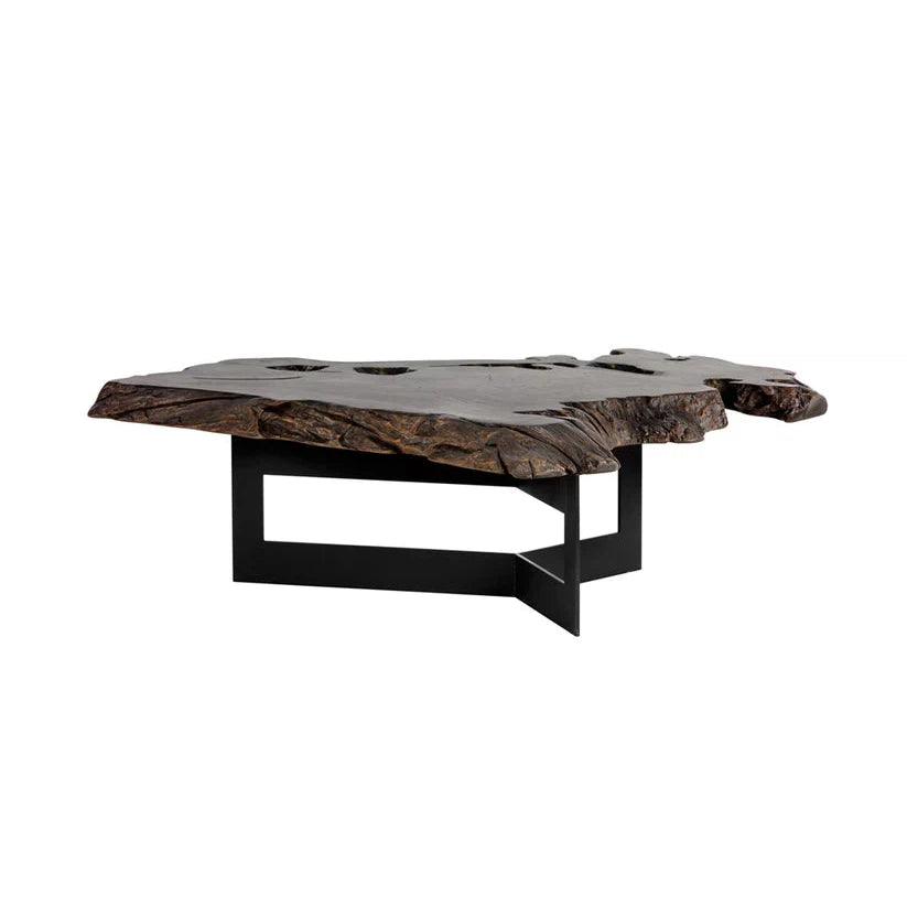 Wyatt Wooden Geometric Coffee Table - LOOMLAN - SUNPAN - Coffee Tables